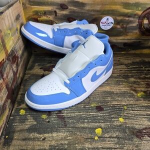 Nike Air Jordan 1 Low SE Legend Blue White FZ2138-114 Men's Size 10.5 New